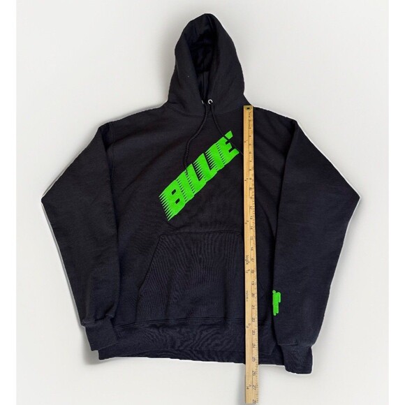 2019 Billie Eilish When We All Fall Asleep Where Do We Go Tan Hoodie Size Medium - Picture 4 of 6